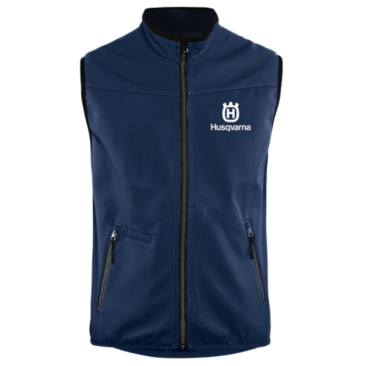 Softshell-Weste marine/schwarz