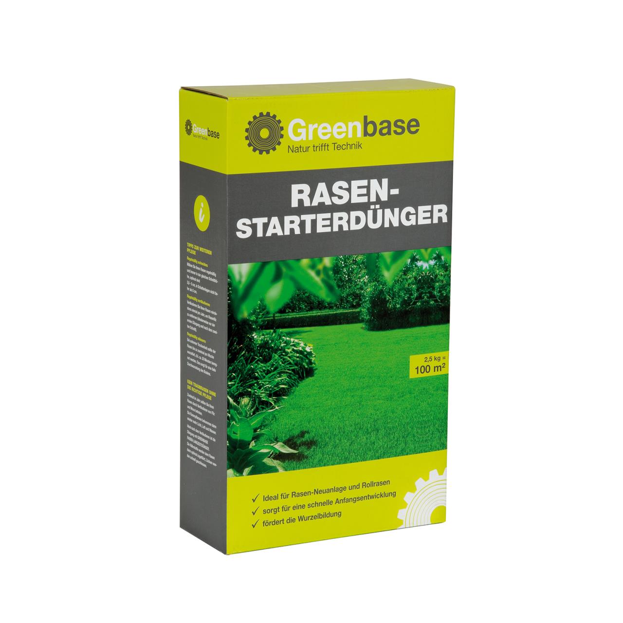 100000084_Greenbase_Duenger Rasenstarterduenger fuer 100 m²_3828640 Dünger Rasen-Starterdünger für 100 m²