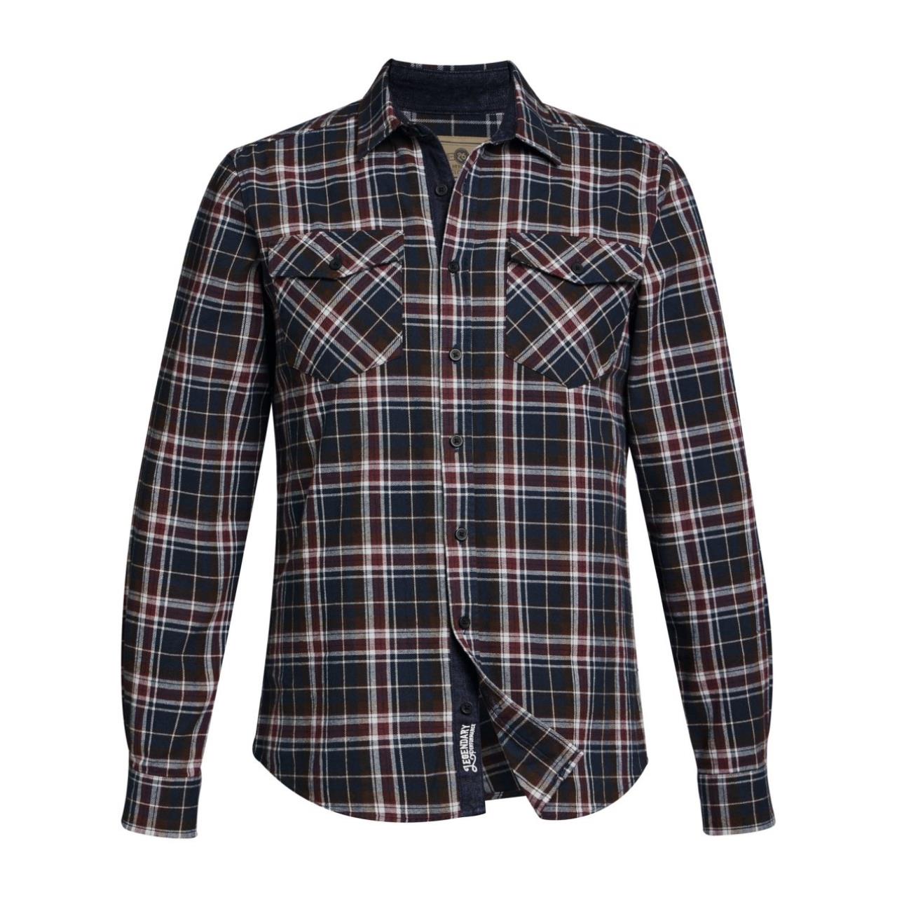 100010428_Stihl_Hemd PLAID FLANNEL Blau_Rot_04214001256 Hemd PLAID FLANNEL Blau/Rot