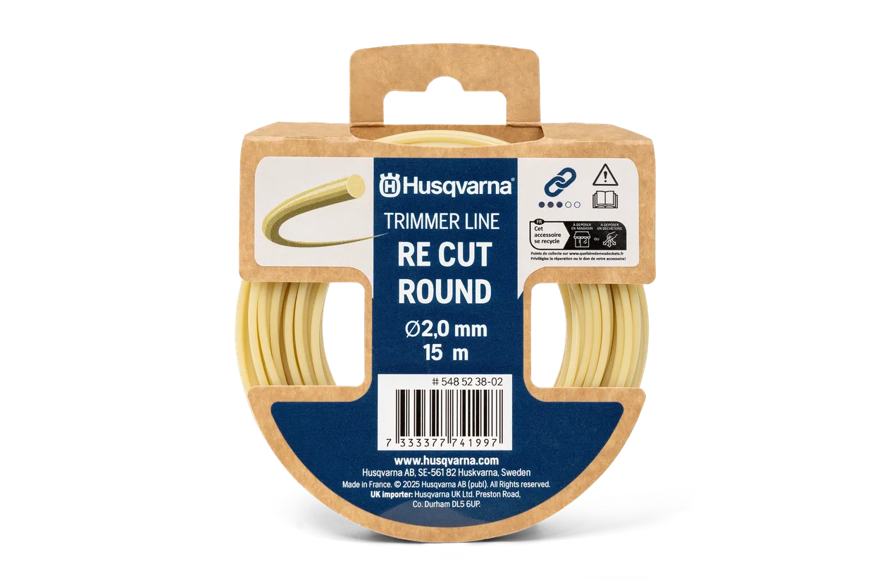 100020836 Trimmerfaden Re Cut - Rund 2,0 mm x 15 m