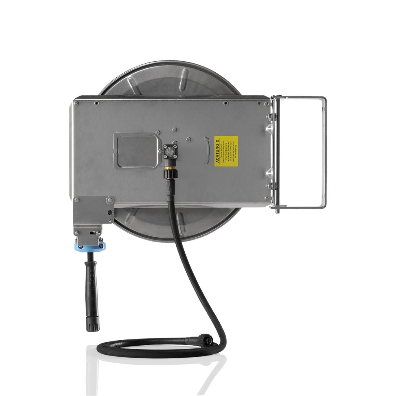 100007129 Schlauchtrommel, Automatik Edelstahl Set incl. 30m