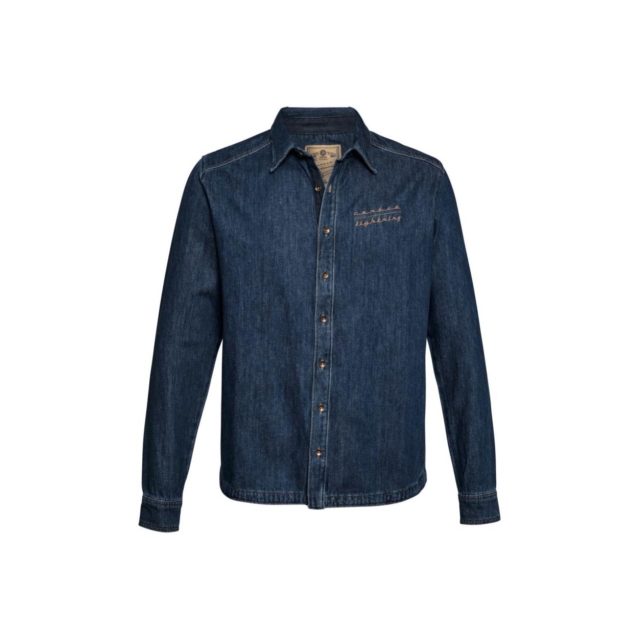 100010409 Hemd DENIM CONTRA Blau