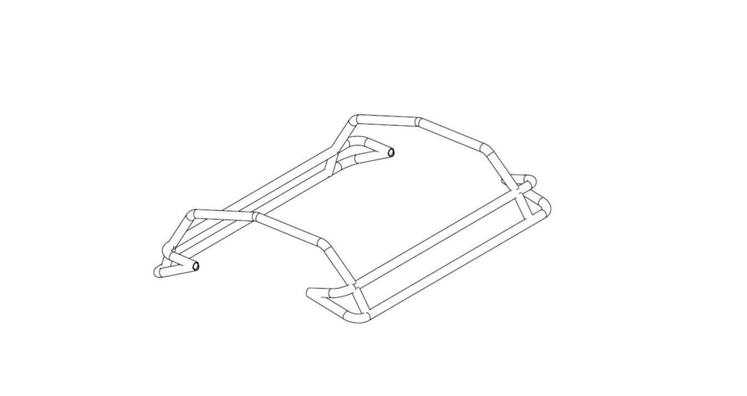 100014528 Überrollbügel für MultiTec 23i RC