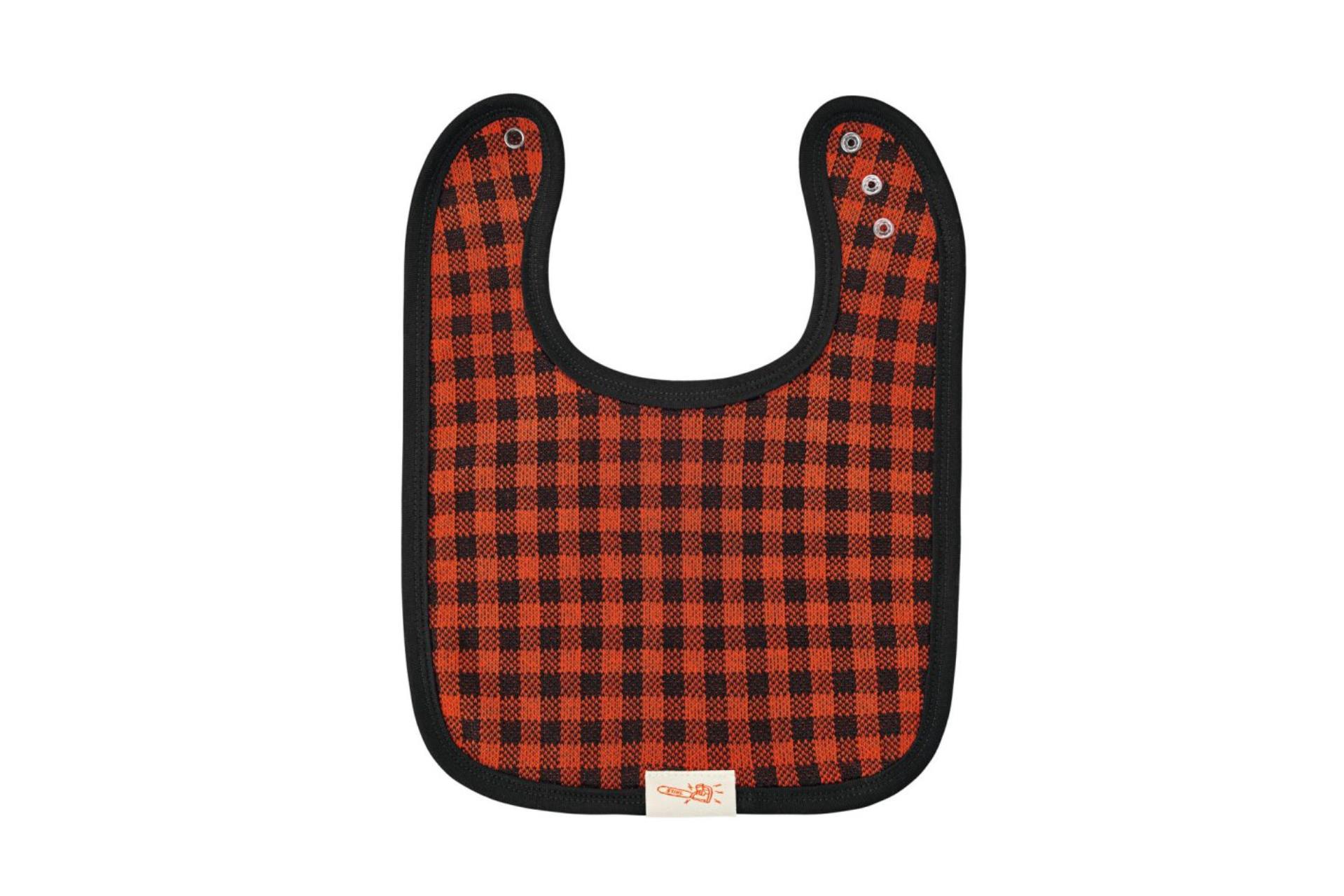 100017574 Lätzchen BABY LUMBERJACK Rot/Schwarz
