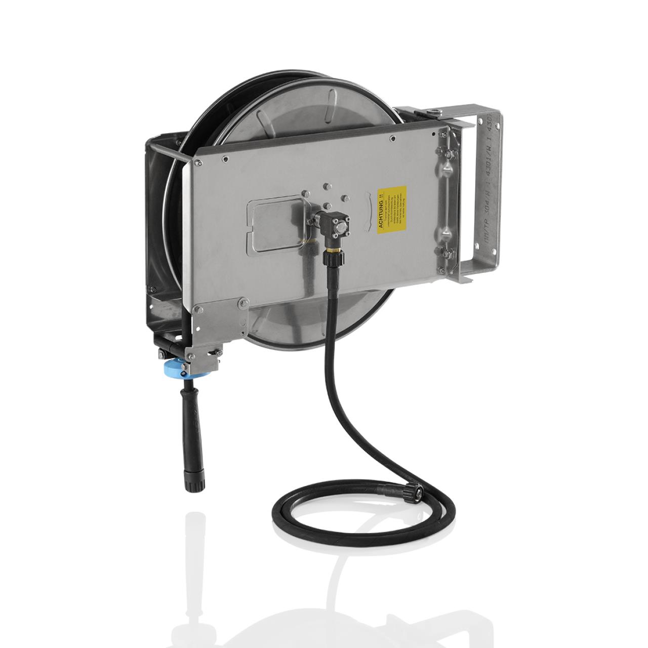 Schlauchtrommel, Automatik Edelstahl Set incl. 20m