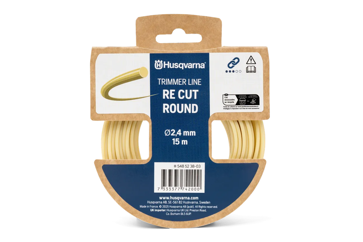 100020837 Trimmerfaden Re Cut - Rund 2,4 mm x 15 m