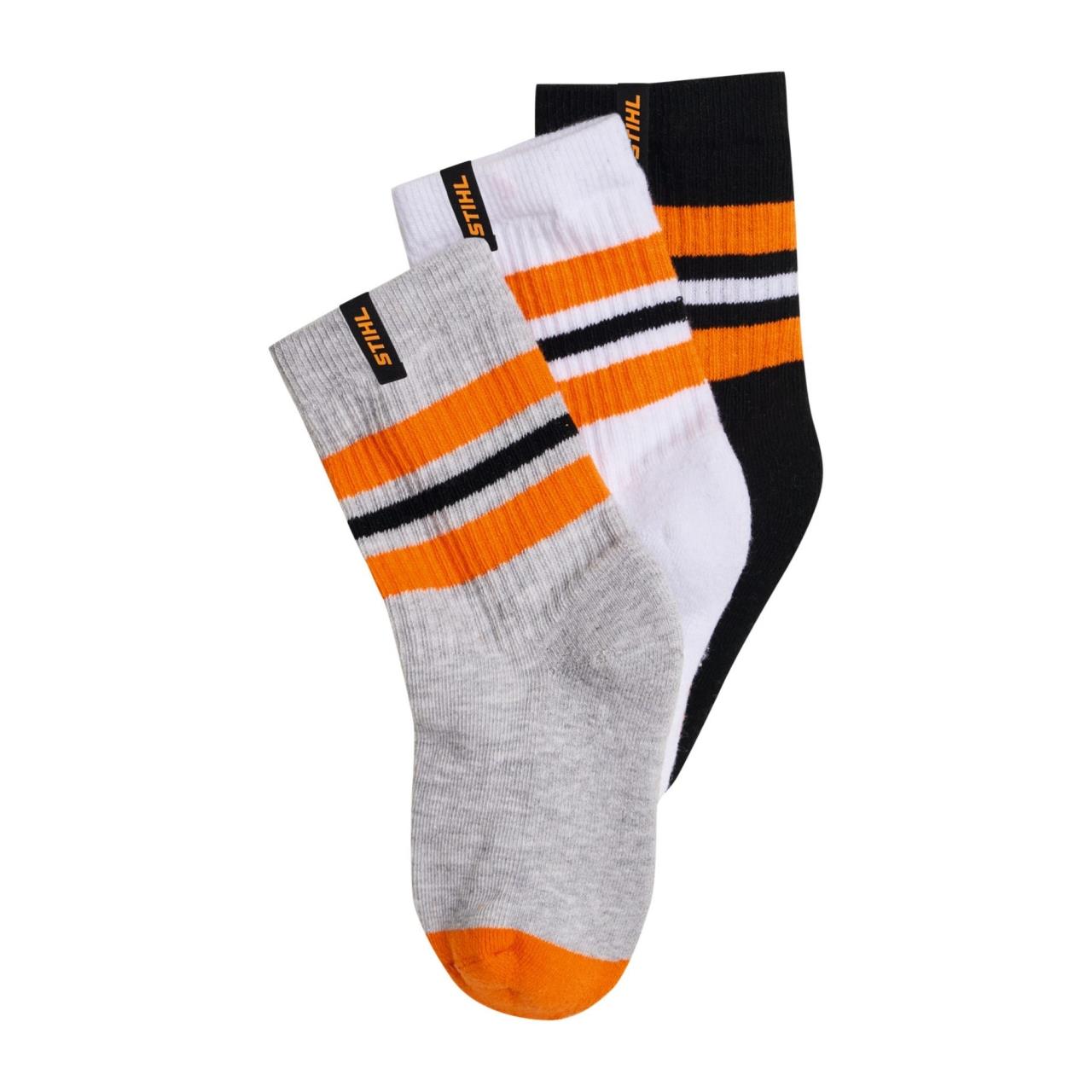 100010700 Kindersocken 3er Set STRIPES