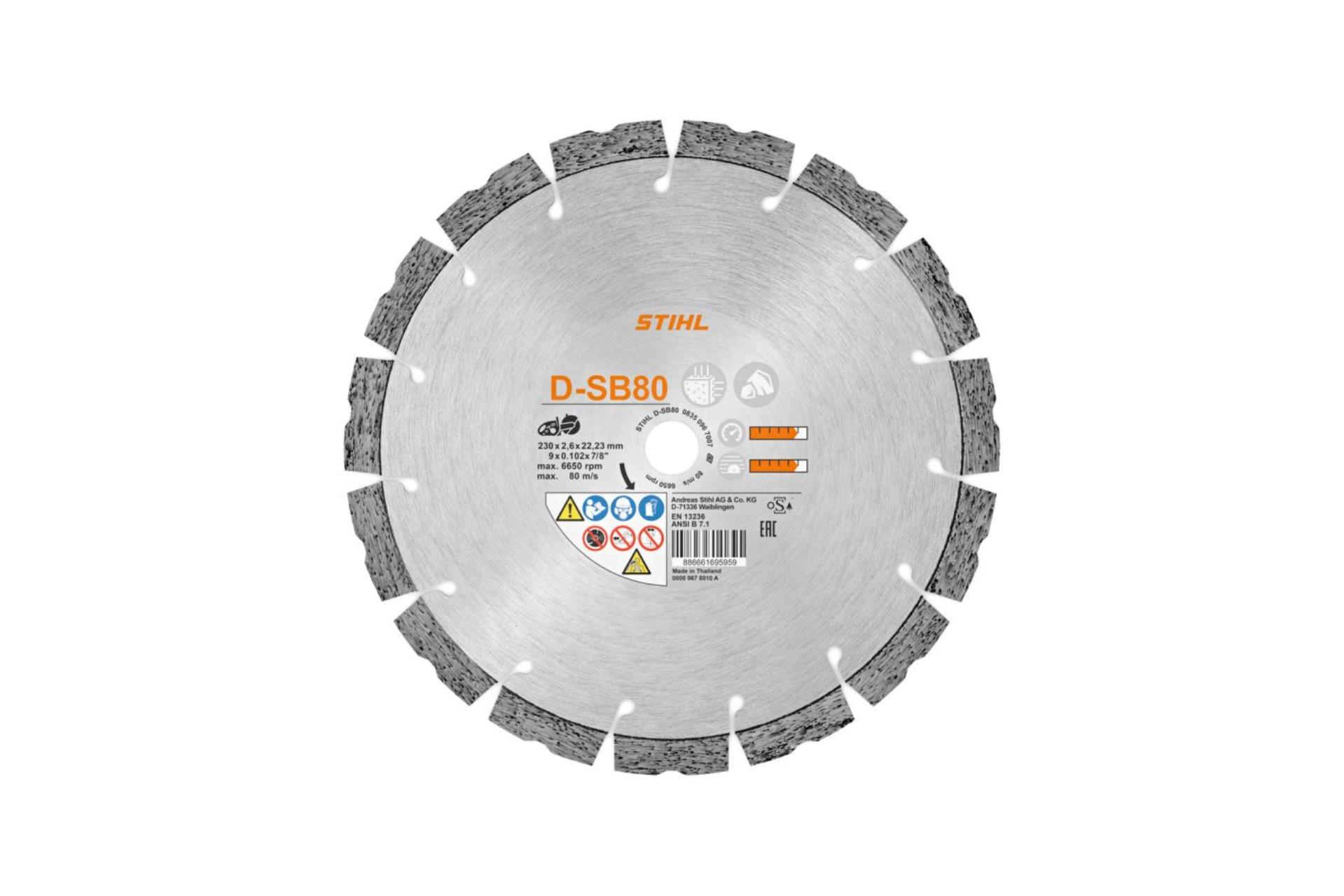 100017427 Trennscheibe D-SB80 Ø 230mm/9''