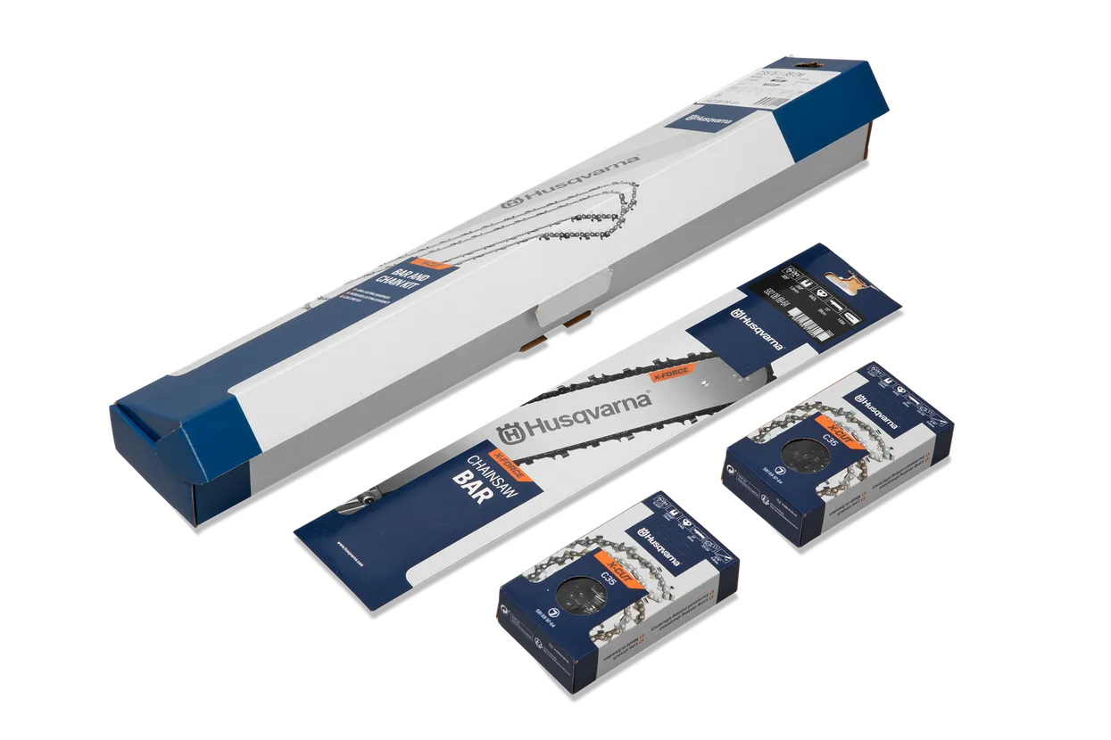 X- Force und X-CUT - Ketten und Schienen Kit C35 18"