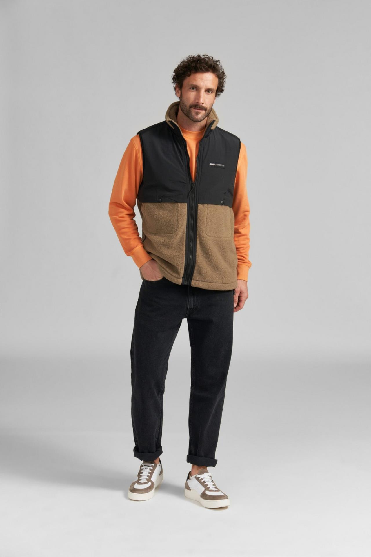 100017439-2 Weste SHERPA BROWN
